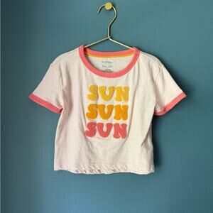 Sun ringer tee